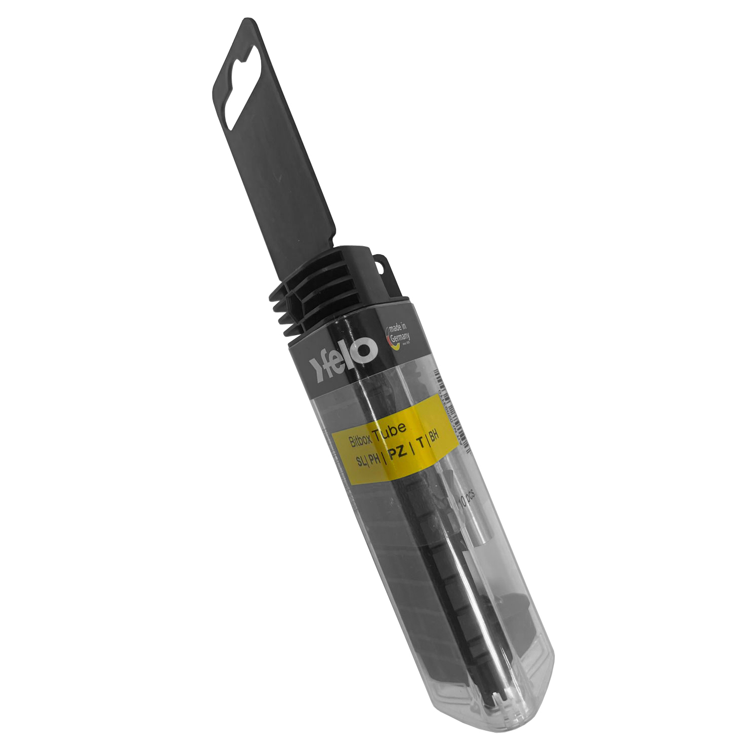 Набор бит SL/PH/PZ/T/ВН (9 шт.) с магнитным битодержателем в тубусе FELO 020 931 10