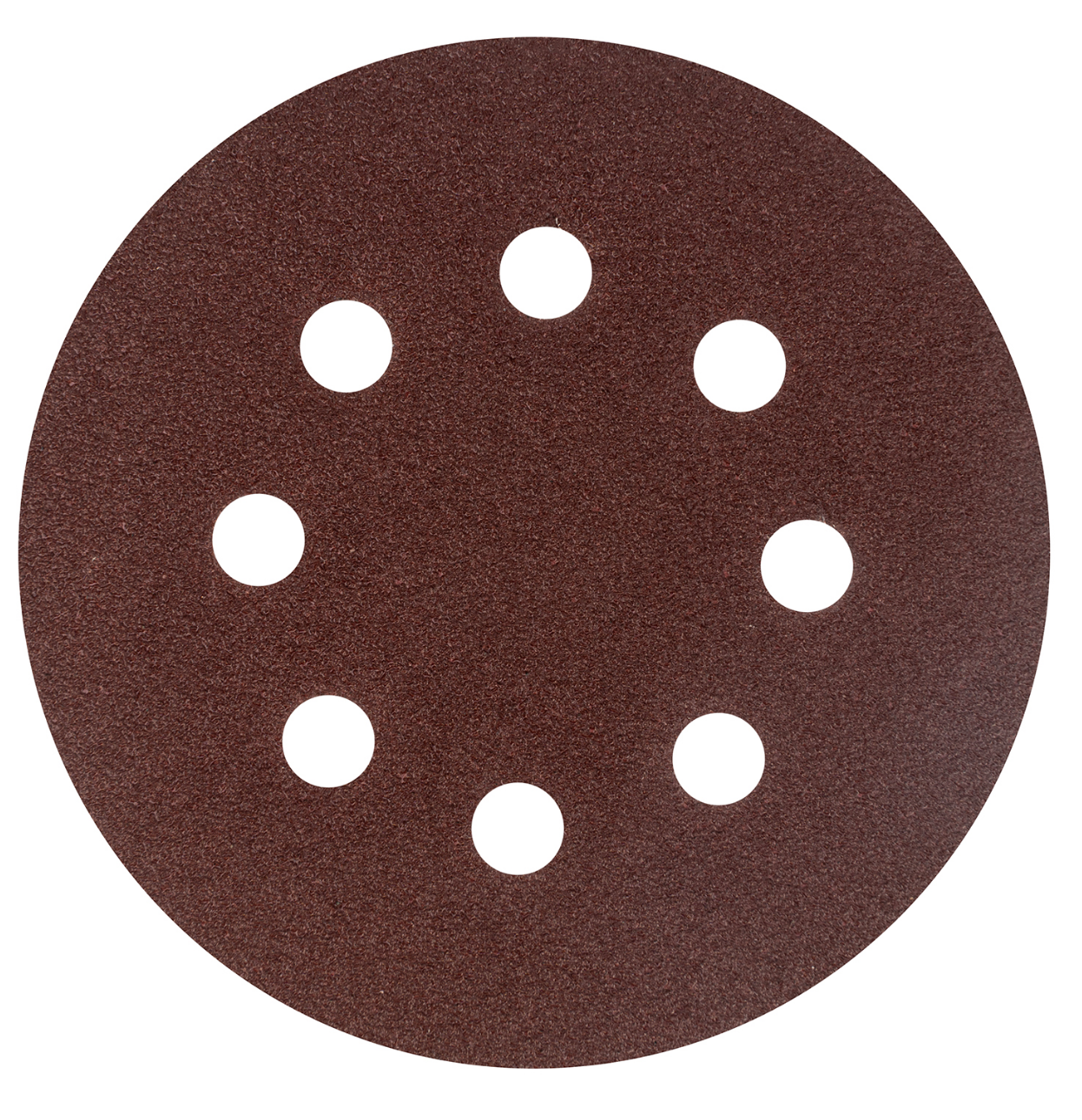 Круг абразивный на ворсовой подложке под "липучку", перфорированный, P 80, 125 мм, 5 шт