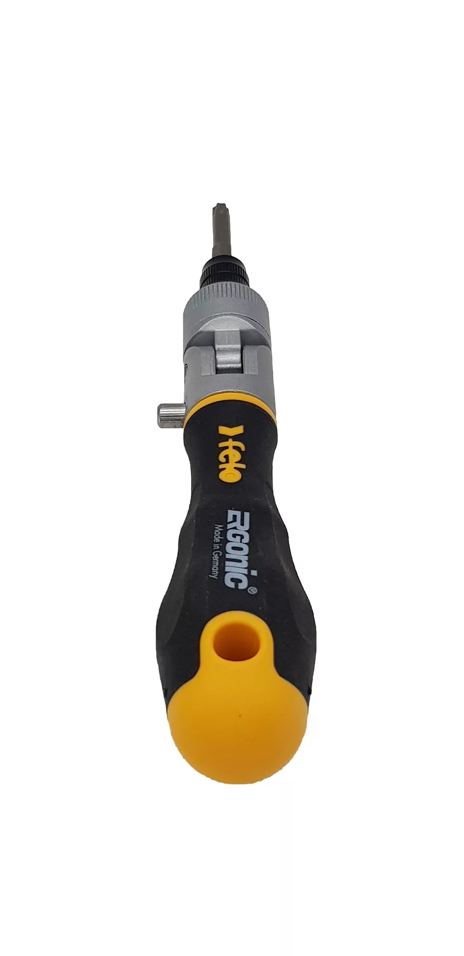 Набор бит и головок с поворотной трещоткой Ergonic K в кейсе, 20 шт FELO 06072056