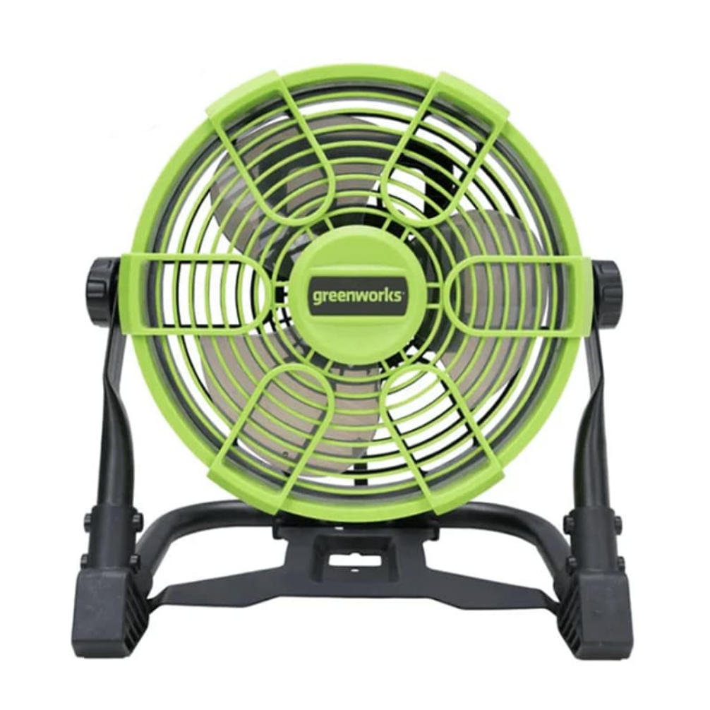 Вентилятор аккумуляторный с гибридным питанием Greenworks G24FAN 24V/110-240V 3503407, без АКБ и ЗУ