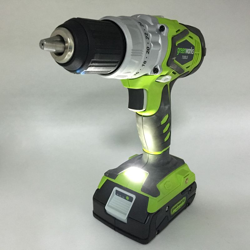 Дрель-шуруповёрт ударная аккумуляторная Greenworks 24V G24CD