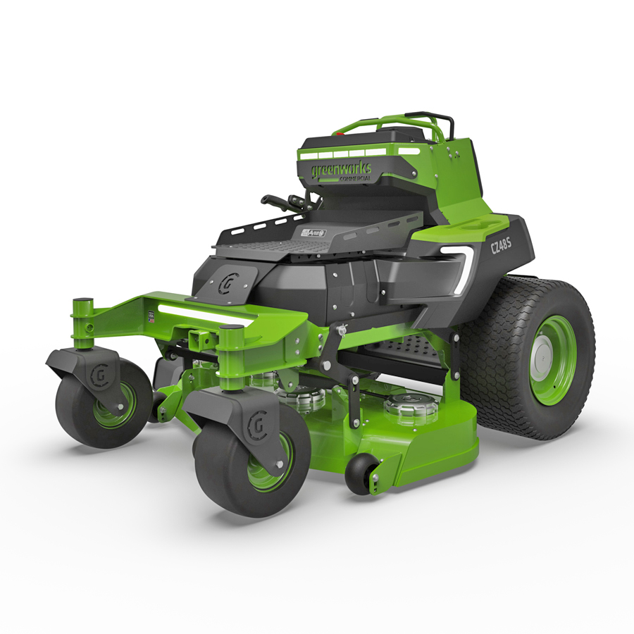 Райдер садовый 92 см с нулевым радиусом разворота аккумуляторный Greenworks 82V ZTCS92 7405407, бесщеточный, с АКБ 8 кВтч